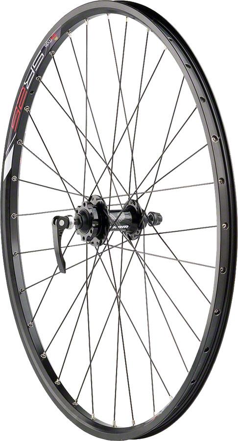 Quality Wheels Mountain Disc Front Wheel Value Series Disc 26" SRAM 406 6-bolt / Sun SR25 Black-Voltaire Cycles