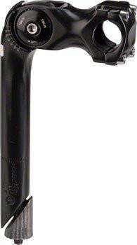 Uno 822 Adjustable 25.4mm Quill Stem 25.4 x 100mm Black-Voltaire Cycles