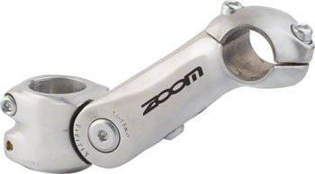 Zoom 25.4 125mm 80-130 Degree 1-1/8" Adjustable Threadless Stem-Voltaire Cycles