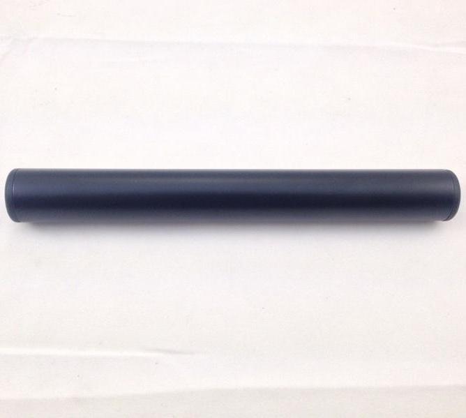 7/8in OD Black Aluminum Tubing-Voltaire Cycles