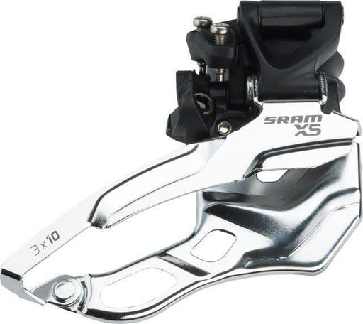 SRAM X5 3x10 High Clamp 31.8/34.9mm Front Derailleur Top Pull-Voltaire Cycles
