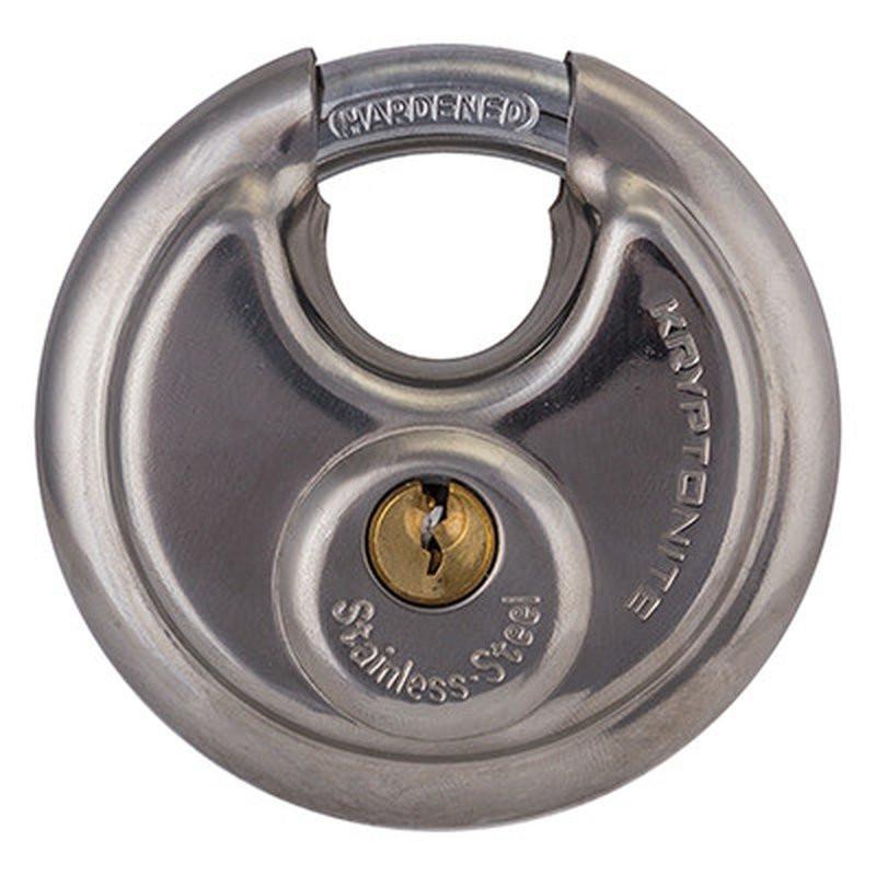 Kryptonite Stainless Steel Padlock-Voltaire Cycles