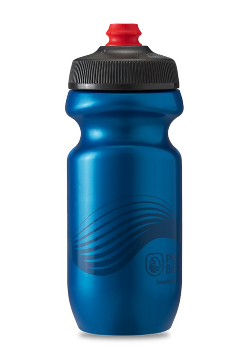 20 oz Breakaway Polar Bottle, 'Wave Deep Blue'-Voltaire Cycles of Central Oregon