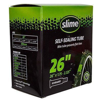 Slime Self-Sealing 26" x 1.75-2.125 Bicycle Tube-Voltaire Cycles