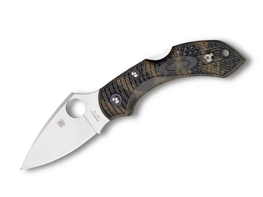 Spyderco Dragonfly 2 Zome Plain Green (C28ZFPGR2)-Voltaire Cycles