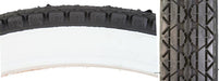 Sunlite Cruiser Bicycle Tire White Wall 26x2.125-Voltaire Cycles
