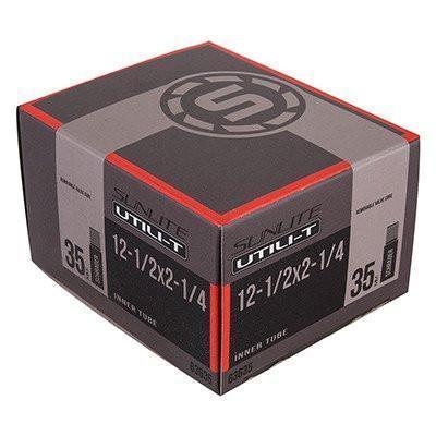 Sunlite Utili-T 12-1/2x2-1/4" Schrader Valve Bicycle Tube-Voltaire Cycles