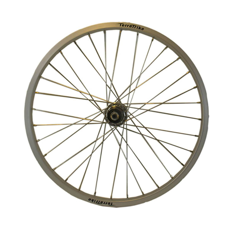TerraTrike 20″ Front / Rear Wheel – Single Wall – Silver-Voltaire Cycles