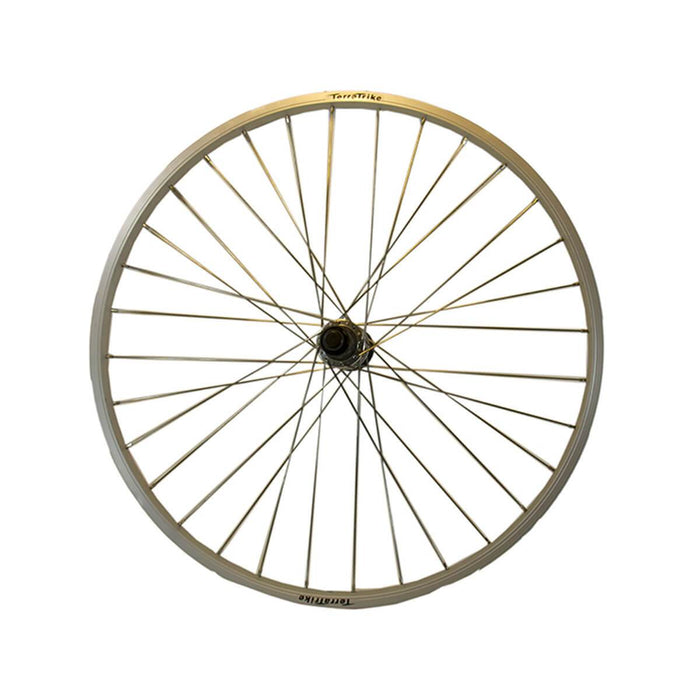 TerraTrike 26″ Rear Wheel – Single Wall – Silver-Voltaire Cycles