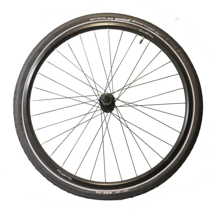 TerraTrike 24″ Rear Wheel Kit – Double Wall – Black – Marathon Tire-Voltaire Cycles