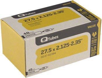 Q-Tubes Value Series Tube with 48mm Presta Valve: 27.5 x 2.125-2.35"-Voltaire Cycles