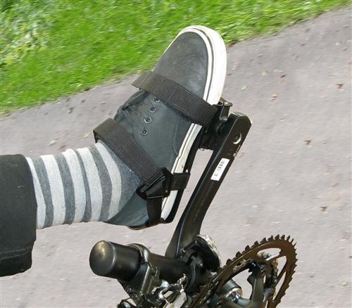 TerraTrike Bike or Recumbent Strapped Pedal Platform-Voltaire Cycles