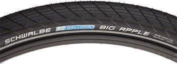 Schwalbe Big Apple Tire, 20x2.0 Wire Bead Black with Reflective Sidewall-Voltaire Cycles