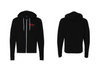 Hoodie - Voltaire Cycles Central Oregon Unisex Sponge Fleece Full - Zip Hoodie