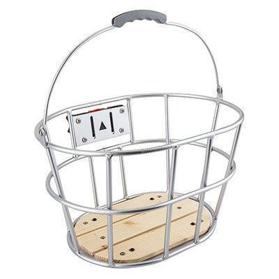 Sunlite Woody Quick Release Front Bicycle Basket-Voltaire Cycles