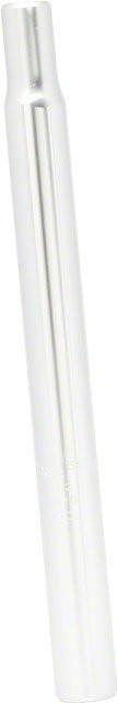 Zoom 27.2 x 300mm Silver Straight Alloy BIcycle Seat Post-Voltaire Cycles
