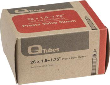 Q-Tubes 26" x 1.5-1.75" 32mm Presta Valve Tube 152g-Voltaire Cycles