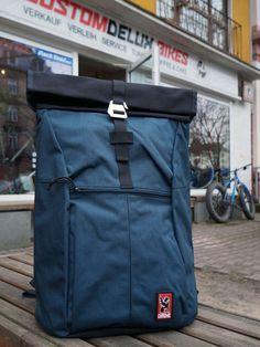 Chrome Yalta 2.0 roll top backpack in navy - in great condition! Chrome Yalta 2.0 Rubberized Backpack - Review - The-House  main image 4