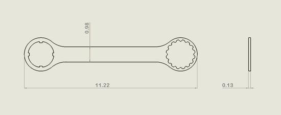 LunaCycle Wrench BBSHD and BBS02 Mid Drive Installation Tool-Voltaire Cycles