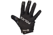 Full Finger Gloves with Police Logos-Voltaire Cycles