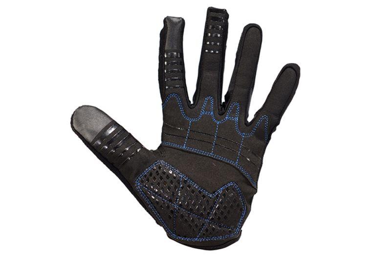 Full Finger Gloves with Police Logos-Voltaire Cycles