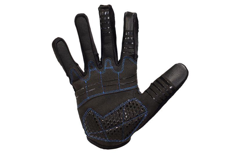 Full Finger Gloves with Police Logos-Voltaire Cycles