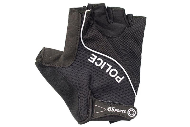 Short Finger Gloves with Police Logos-Voltaire Cycles