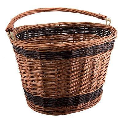 Sunlite Wooden Willow Lift-Off Bicycle Basket-Voltaire Cycles