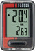 CatEye Enduro Wired Cycling Computer CC-ED400: Black/Red-Voltaire Cycles
