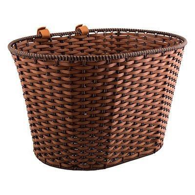 Sunlite Deluxe Rattan Bicycle Basket-Voltaire Cycles