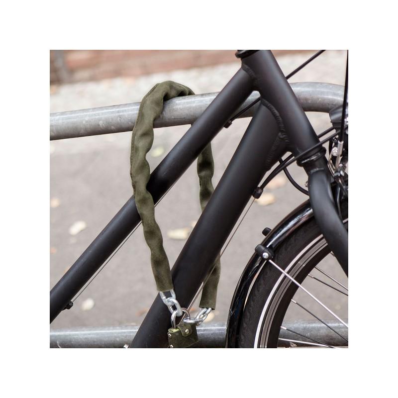 Handmade Leather Bicycle Chain Lock-Voltaire Cycles