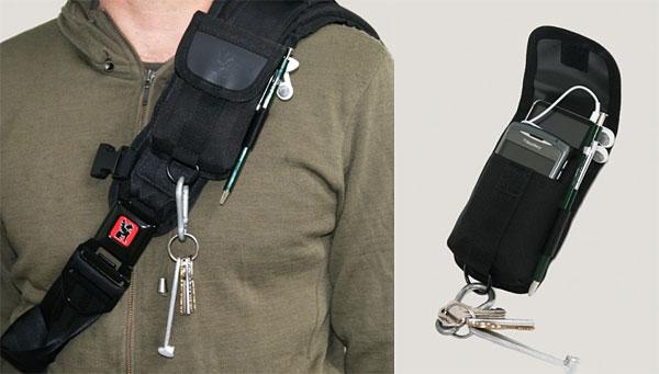 Chrome Large Phone Pouch-Voltaire Cycles