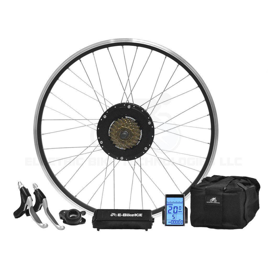Rear wheel electric bike kit with battery sales