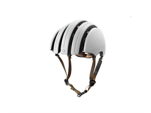 Brooks Carrera Foldable Bicycle Helmet - White-Voltaire Cycles