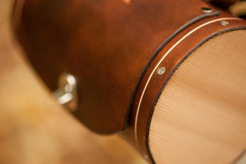 Walnut Studiolo Barrel Bag for Bicycle Handlebar or Saddle-Voltaire Cycles
