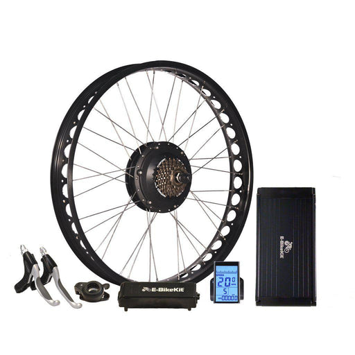 E-Bike Conversion Kit Fat Bike - Lithium - Rear Wheel - 20MPH-Voltaire Cycles