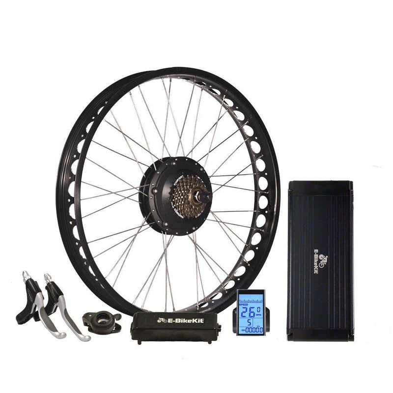 E-Bike Conversion Kit - Fatbike - Lithium - Rear Wheel - 26MPH-Voltaire Cycles