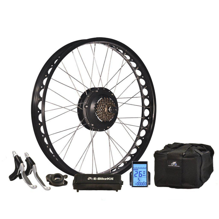 E-Bike Conversion Kit - Fatbike - Lithium - Rear Wheel - 26MPH-Voltaire Cycles