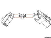 Half Grip Twist Throttle for Electric Bike E-Bike-Voltaire Cycles