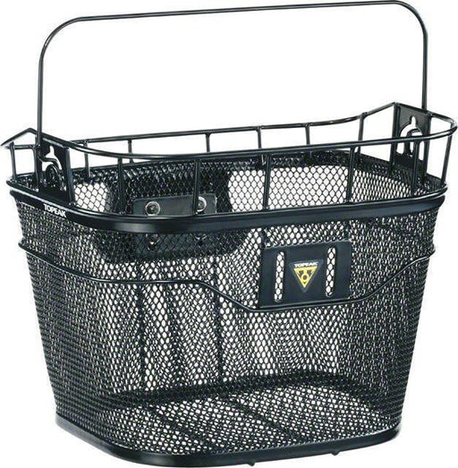 Topeak Front Bicycle Basket with Fixer 3 Handlebar Bracket-Voltaire Cycles