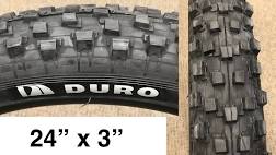 Duro Razorback Downhill 24x3.0 Tires-Voltaire Cycles of Central Oregon