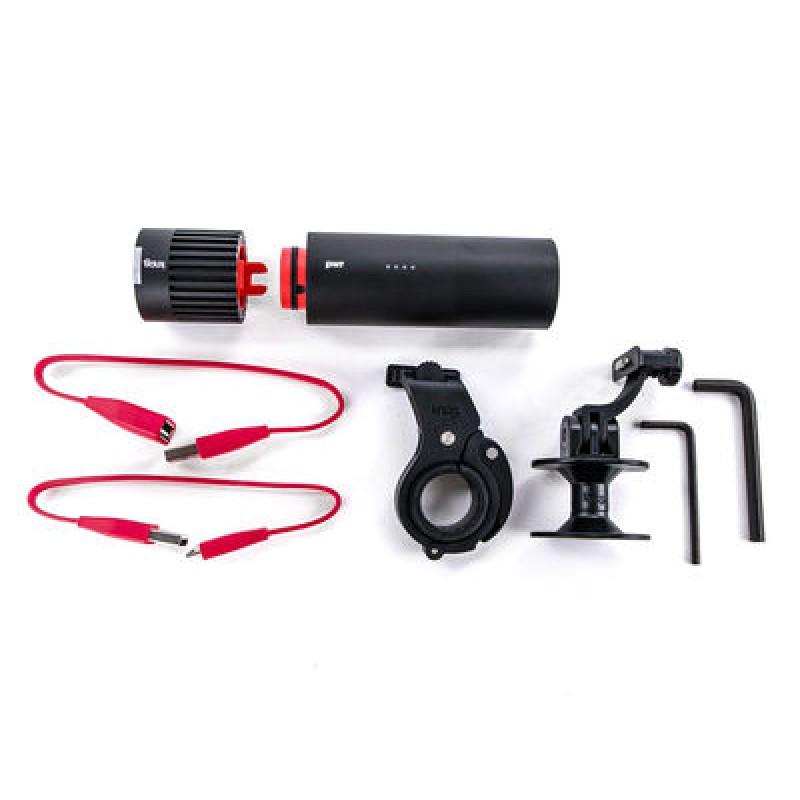 PWR Trail 1000 Bicycle Light - with Backup Battery Pack-Voltaire Cycles