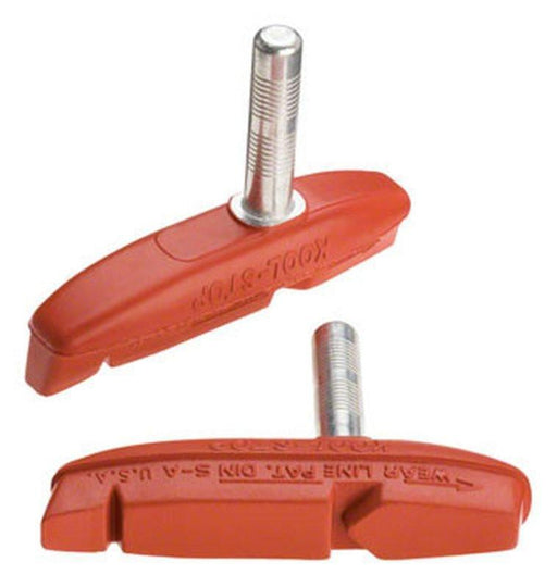 Kool-Stop Eagle Claw II Brake Pad, Smooth Post, Salmon Compound-Voltaire Cycles