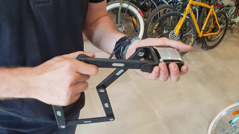 Bordo Alarm 6000A/90 Black Folding Lock-Voltaire Cycles
