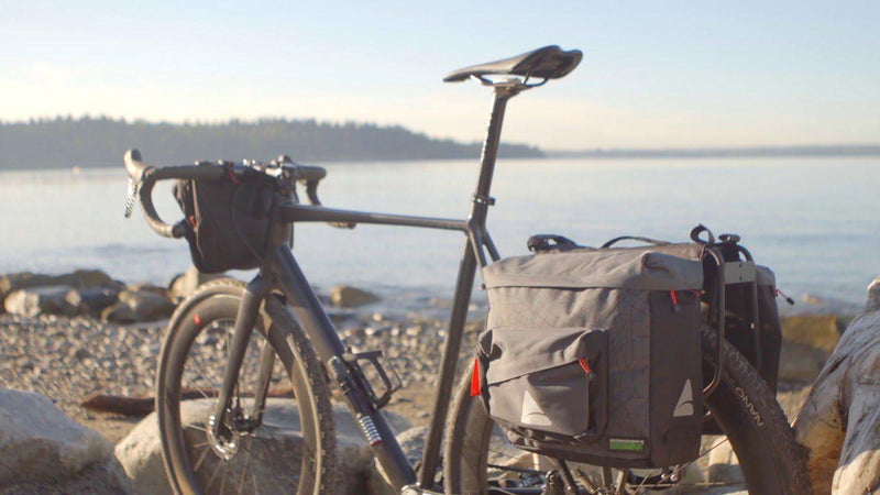 Axiom P25 Twin Bicycle Panniers Seymour Oceanweave-Voltaire Cycles