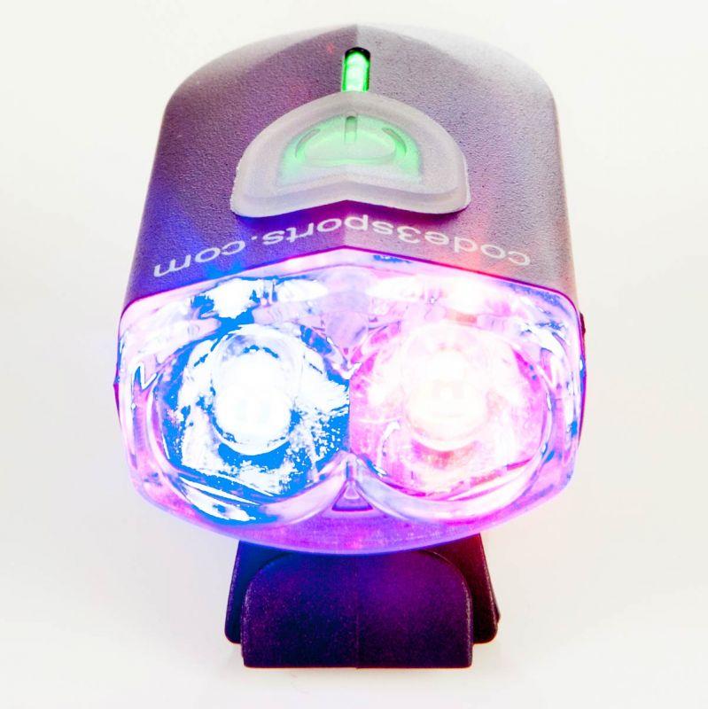 Mini Pursuit 100 Police Dual Flashing Lights-Voltaire Cycles