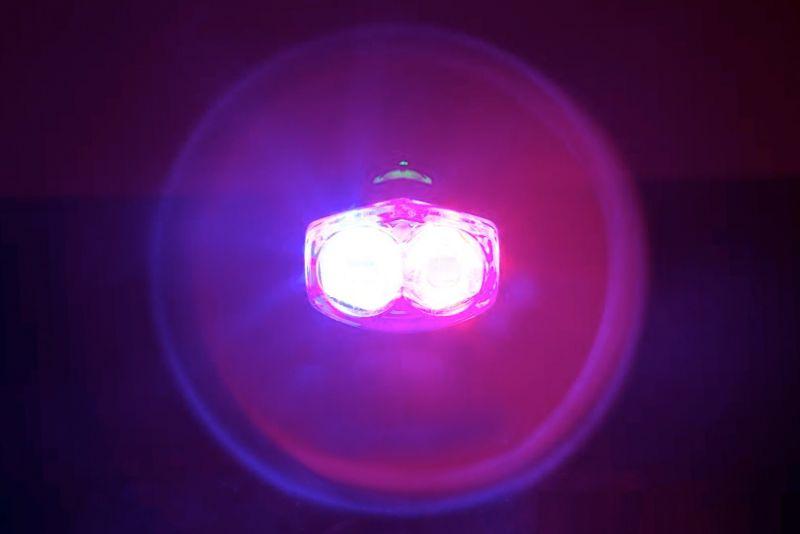 Mini Pursuit 100 Police Dual Flashing Lights-Voltaire Cycles