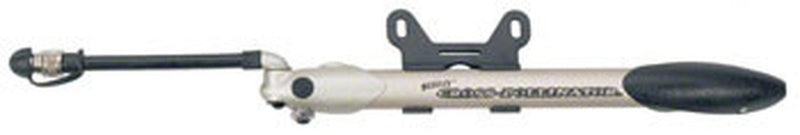 Buzzy's Cross-Pollinator 2-in-1 Bike Tire/Suspension Pump: Black/Silver-Voltaire Cycles