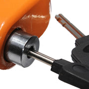 Orange 6mm Security E-Bike MTB, or Motorcycle Rotor Security Lock with Alarm-Voltaire Cycles