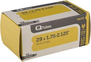 Q-Tubes Value Series Tube with Schrader Valve: 29" x 1.75-2.125"-Voltaire Cycles